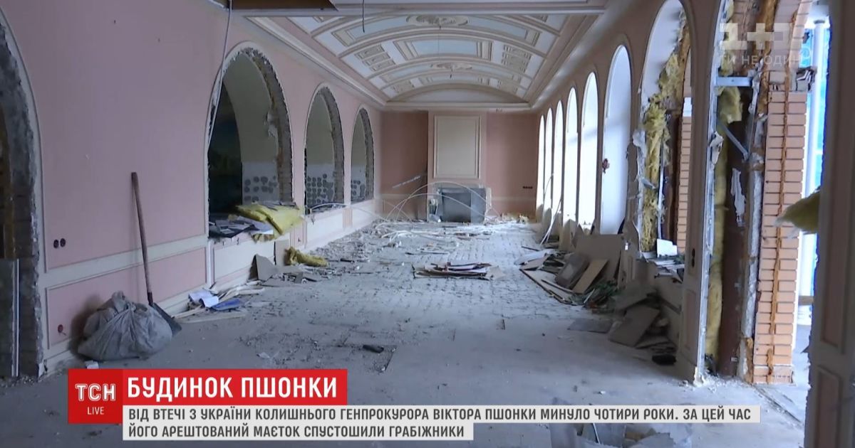 Поместье бывшего генпрокурора Пшонки опустошили грабители