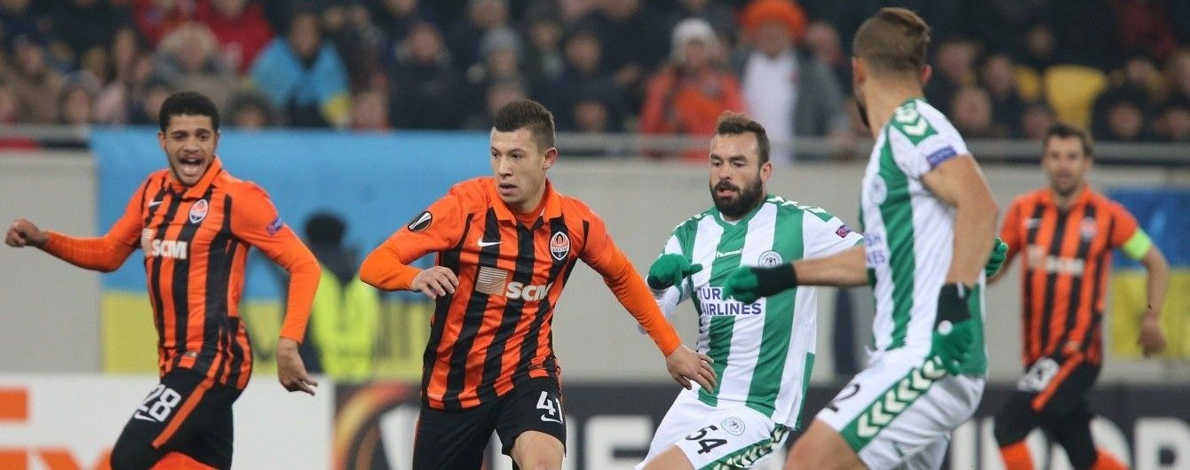 "Шахтер" добыл очередную разгромную победу в Лиге Европы