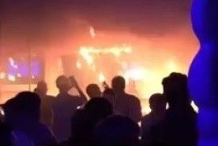 З'явилися відео пожежі у львівському нічному клубі