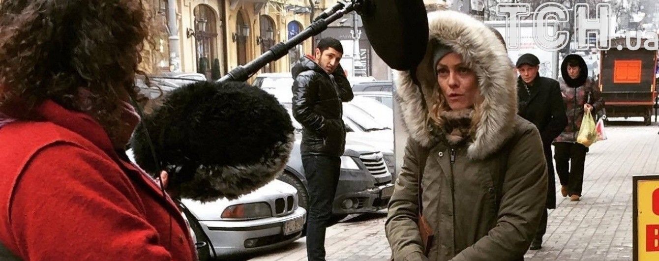 Французскую звезду Ванессу Паради увидели на улицах Киева