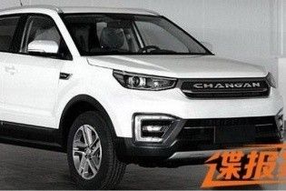 В Сети появились фото нового кроссовера Changan CS55