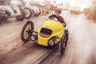 Morgan построил электрический трицикл для детей