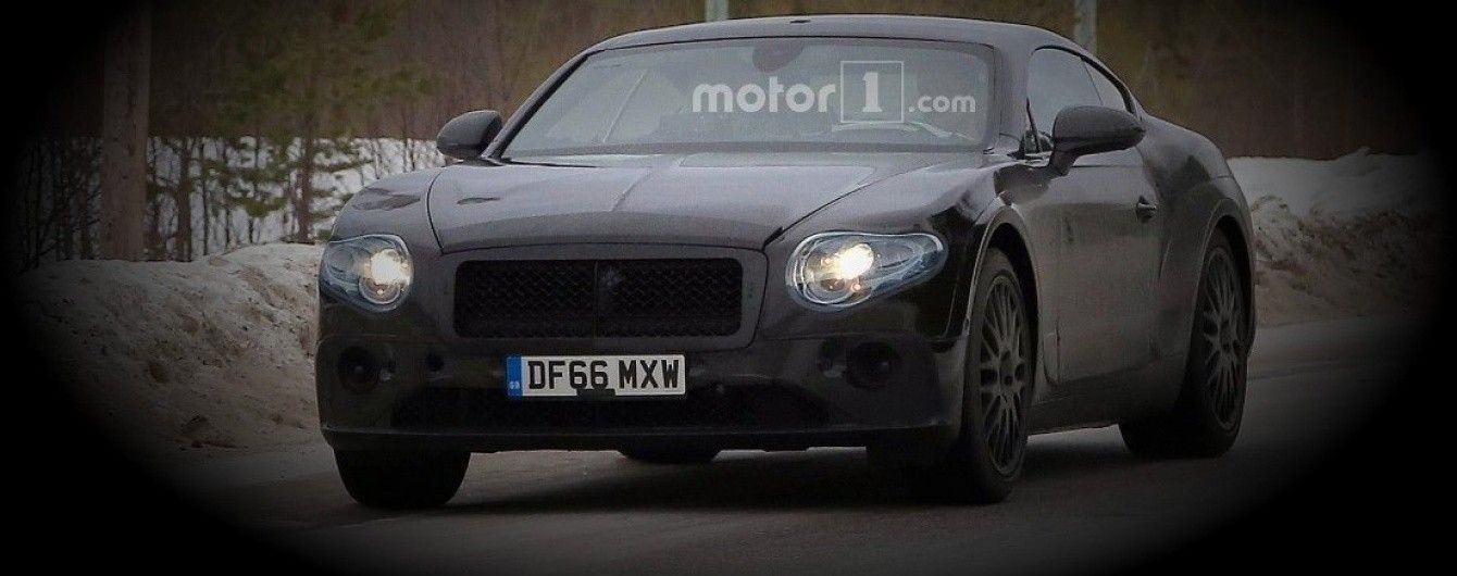 Bentley вывела на тесты Continental GT нового поколения