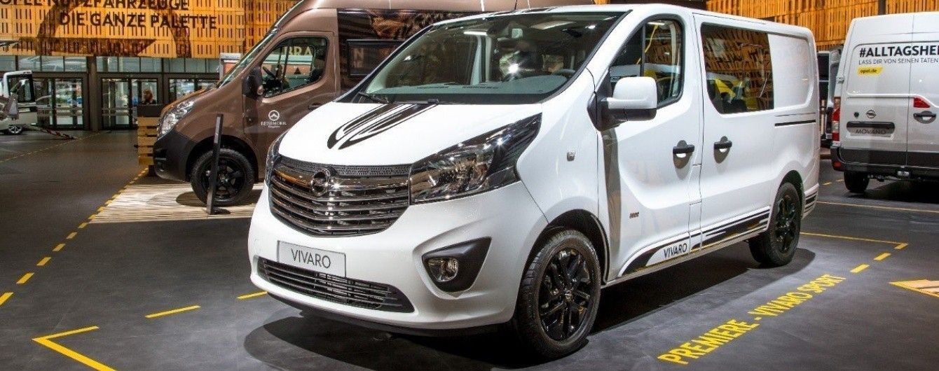 В Украине стартовал прием заказов на Opel Vivaro Sport