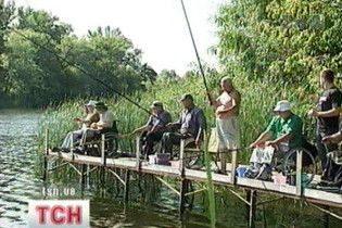 У Києві пройшов чемпіонат з рибної ловлі серед інвалідів