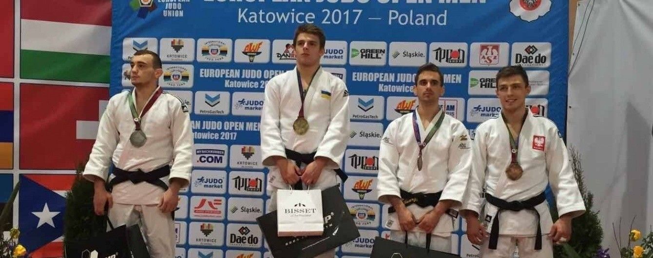 Украинцы завоевали пять медалей на Кубке Европы по дзюдо