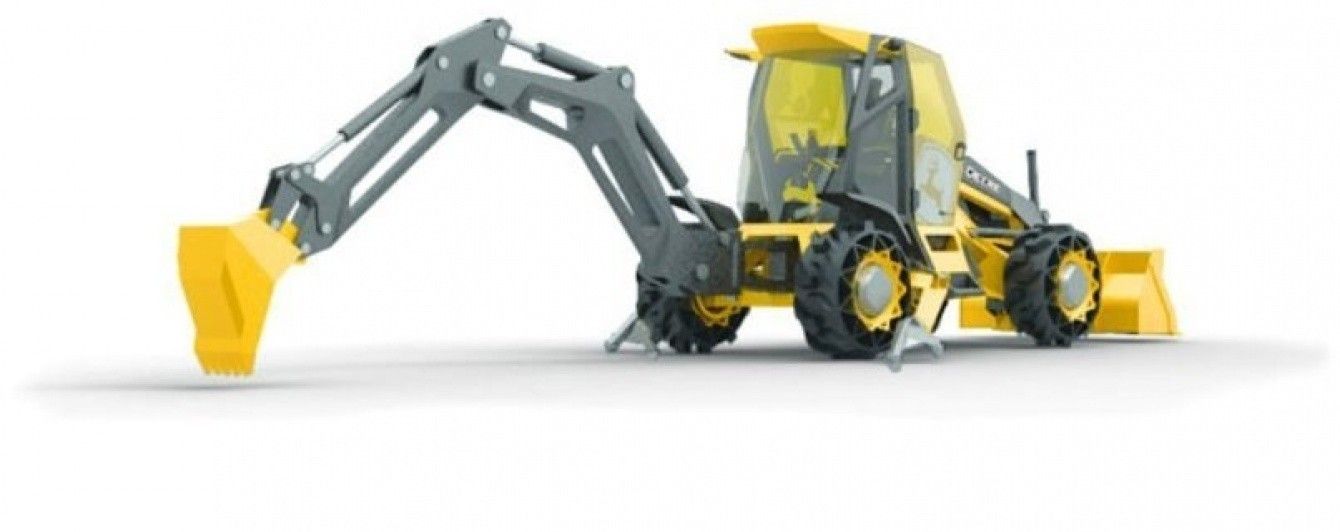 John Deere и BMW разработали концептуальный экскаватор-погрузчик