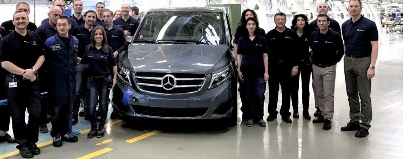 В Испании с конвейера сошел 100-тысячный минивэн Mercedes-Benz V-Class