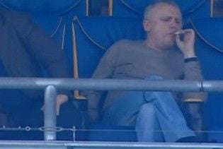 Как на "Олимпийском". Суркис закурил в vip-ложе во время матча "Монако" – "Манчестер Сити"
