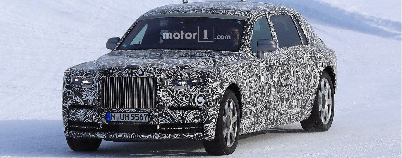 Rolls-Royce тестирует удлиненную версию нового Phantom