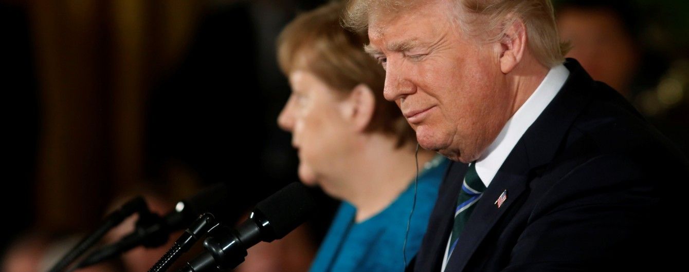 Трамп заявил о "решительной поддержке" НАТО и призвал Меркель увеличить расходы на оборону