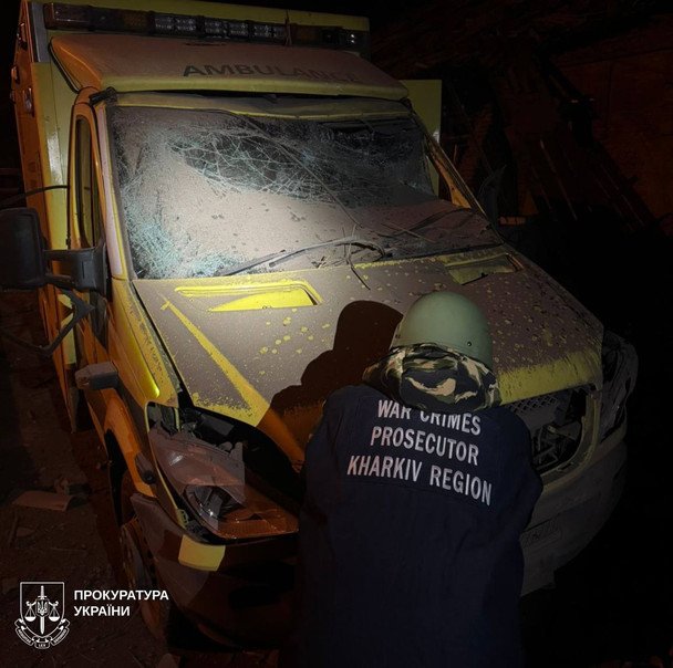 Руйнування в Харкові після російської атаки ввечері 13 жовтня / © Харківська обласна прокуратура