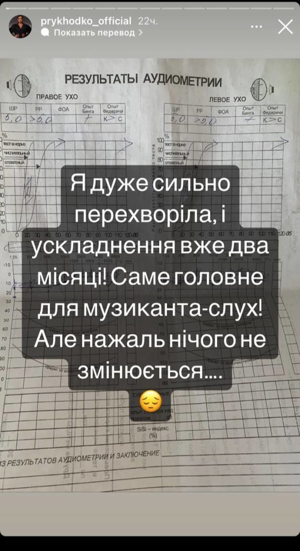 Анастасія Приходько серйозно захворіла / © instagram.com/prykhodko_official