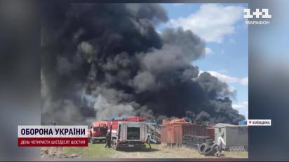 Столб черного дыма: масштабный пожар на Киевщине