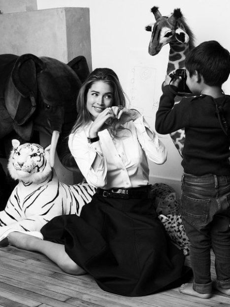 Даутцен Крус в семейной фотосессии для Vogue NL / © 