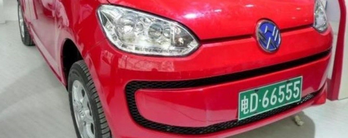 В Китае "клонировали" электрокар Volkswagen up!