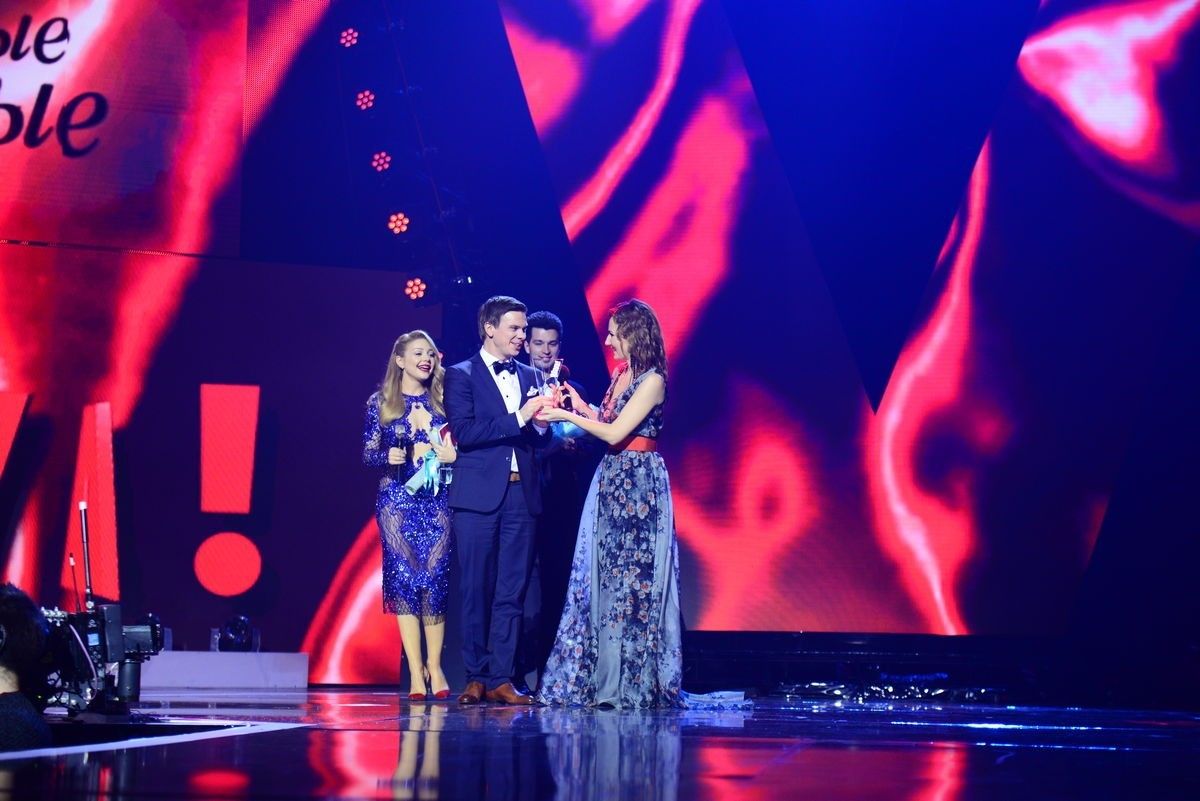 Победители церемонии награждения «Viva! Самые красивые-2017» Дмитрий Комаров и Тина Кароль