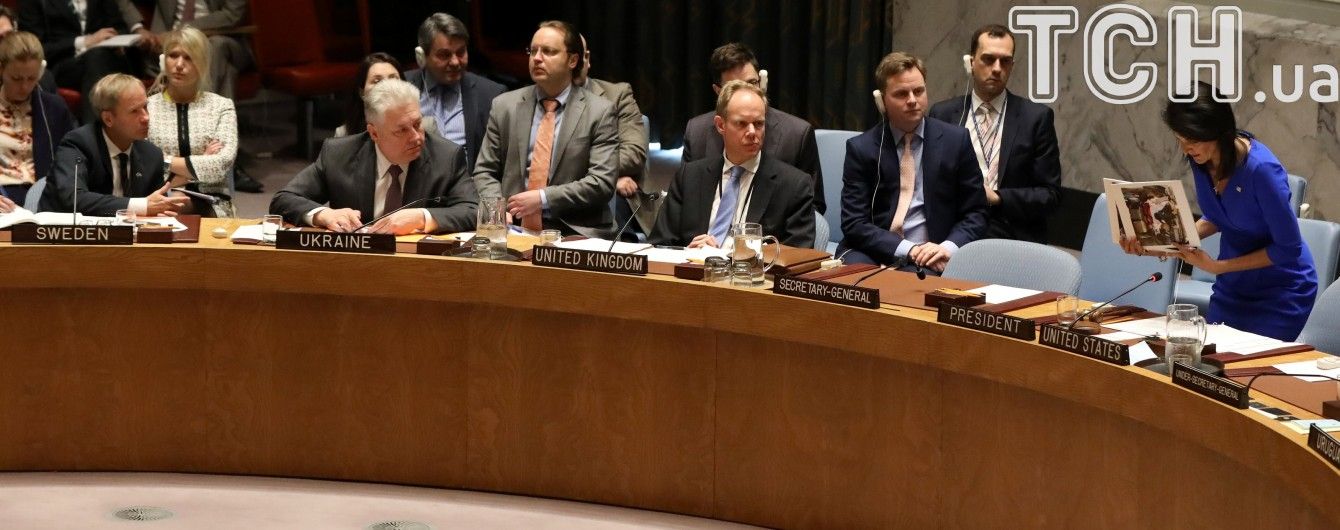 На екстреному засіданні Радбезу ООН США та Росія обмінялися взаємними звинуваченнями