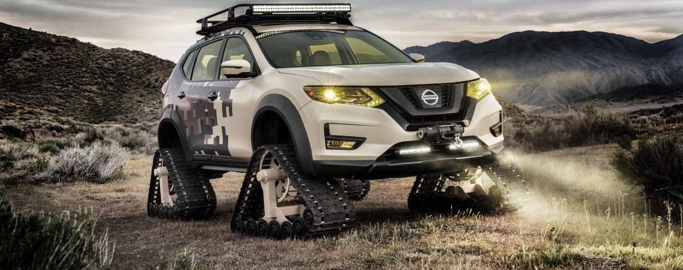 Японцы покажут в Нью-Йорке гусеничный кроссовер Nissan Rogue Trail Warrior Project