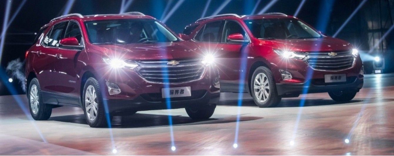 На китайский рынок выходит новый вседорожник Chevrolet Equinox
