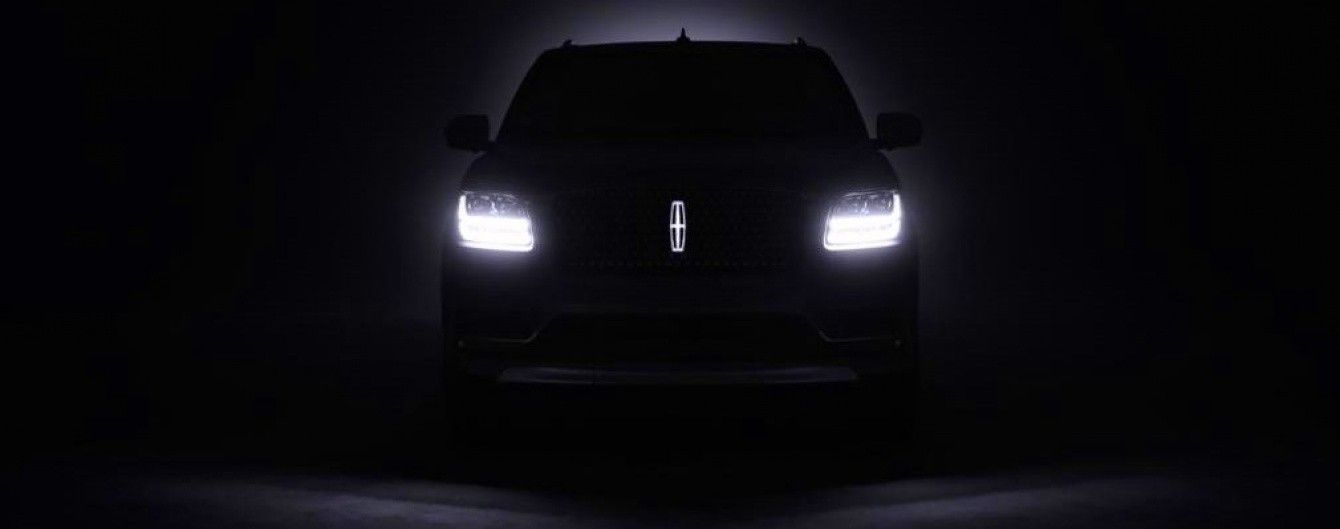 Lincoln опубликовал первый тизер нового внедорожника