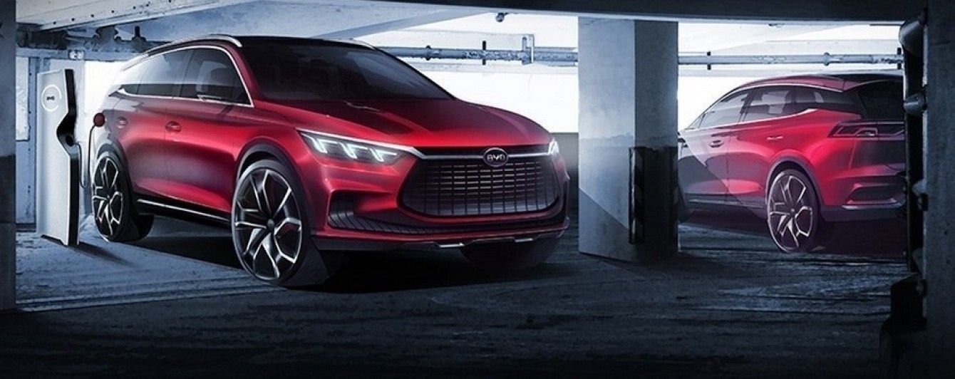 BYD распространил тизеры нового кроссовера