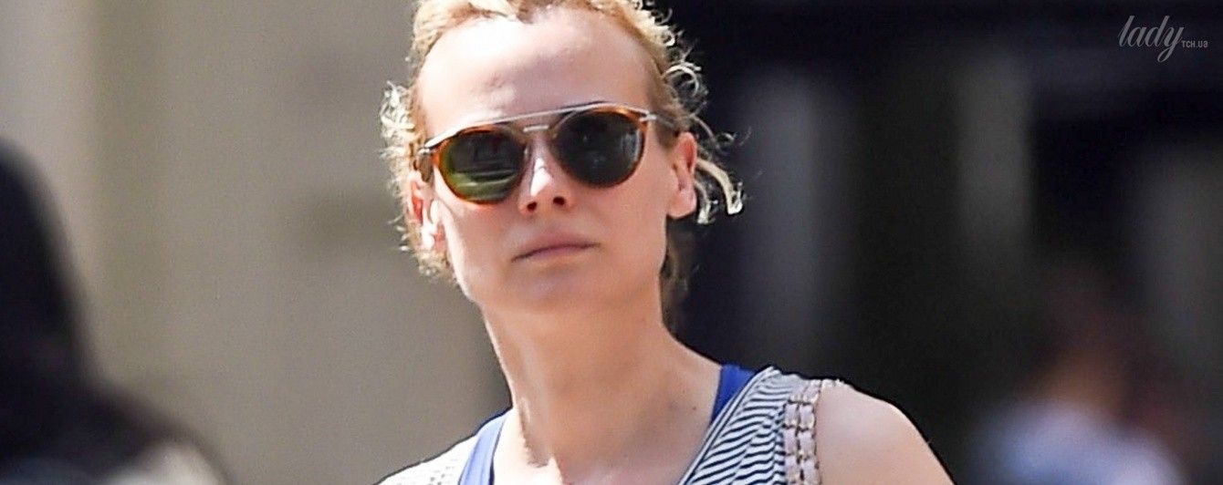 В спортивном наряде и с сумкой Chanel: повседневный образ Дианы Крюгер