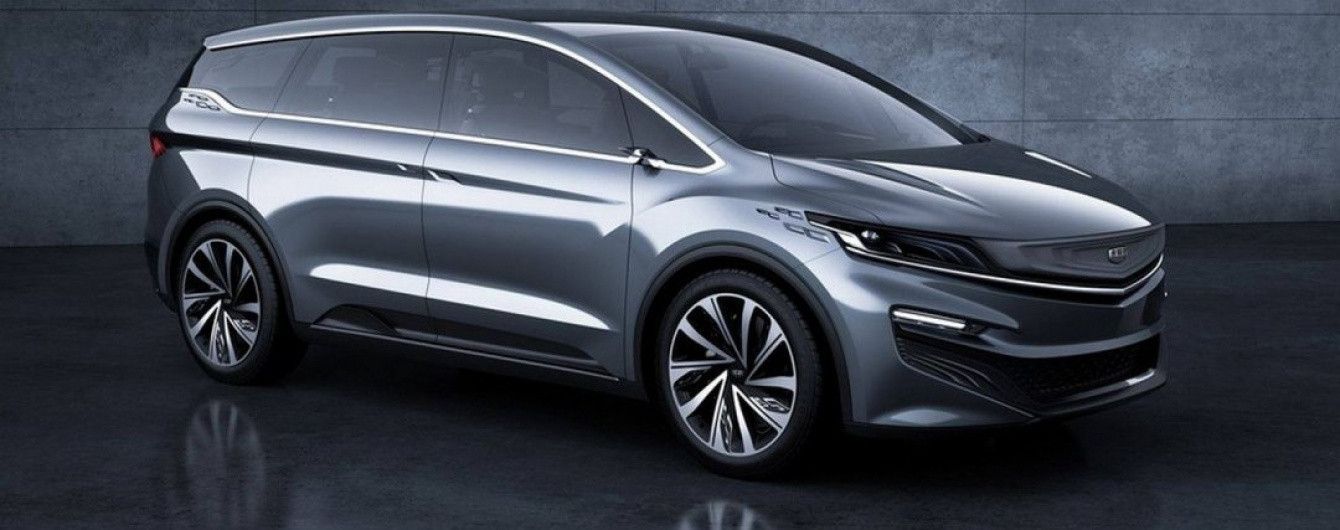 Новый минивэн компании Geely приготовился к дебюту на Шанхайском автосалоне