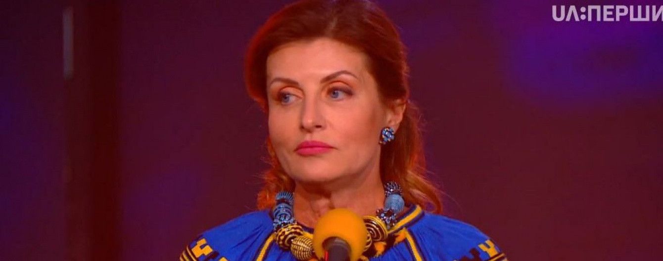 Марина Порошенко на английском поприветствовала гостей церемонии открытия "Евровидения-2017"