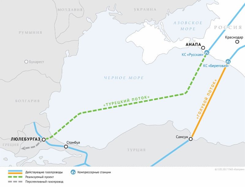мапа турецького поток, турецький потік