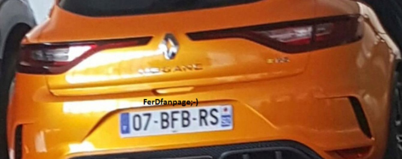 В Сети появилось фото нового Renault Megane RS