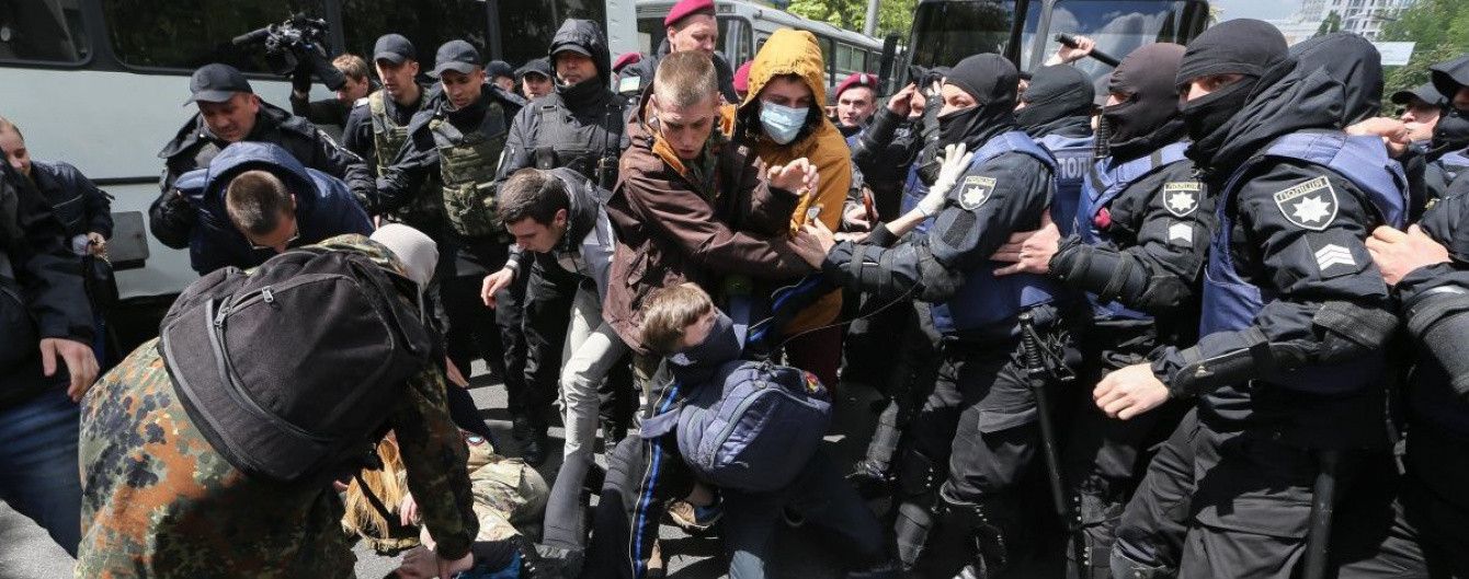 День победы над нацизмом в Украине: правоохранители задержали 45 человек