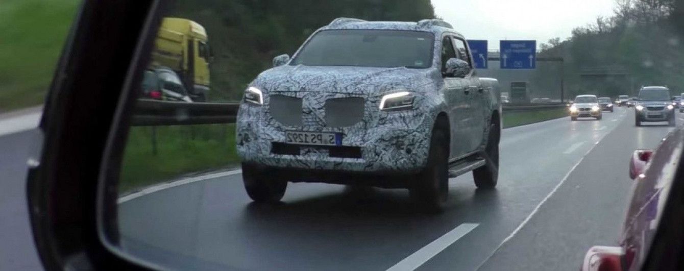 В Германии был замечен прототип серийного пикапа Mercedes-Benz X-Class