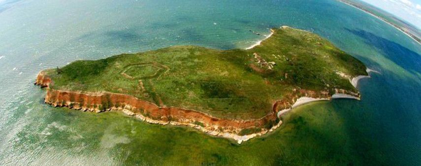 Миколаївська область Рибаківка, острів Березань