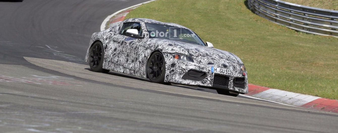 Японцы тестируют на Нюрбургринге новую Toyota Supra