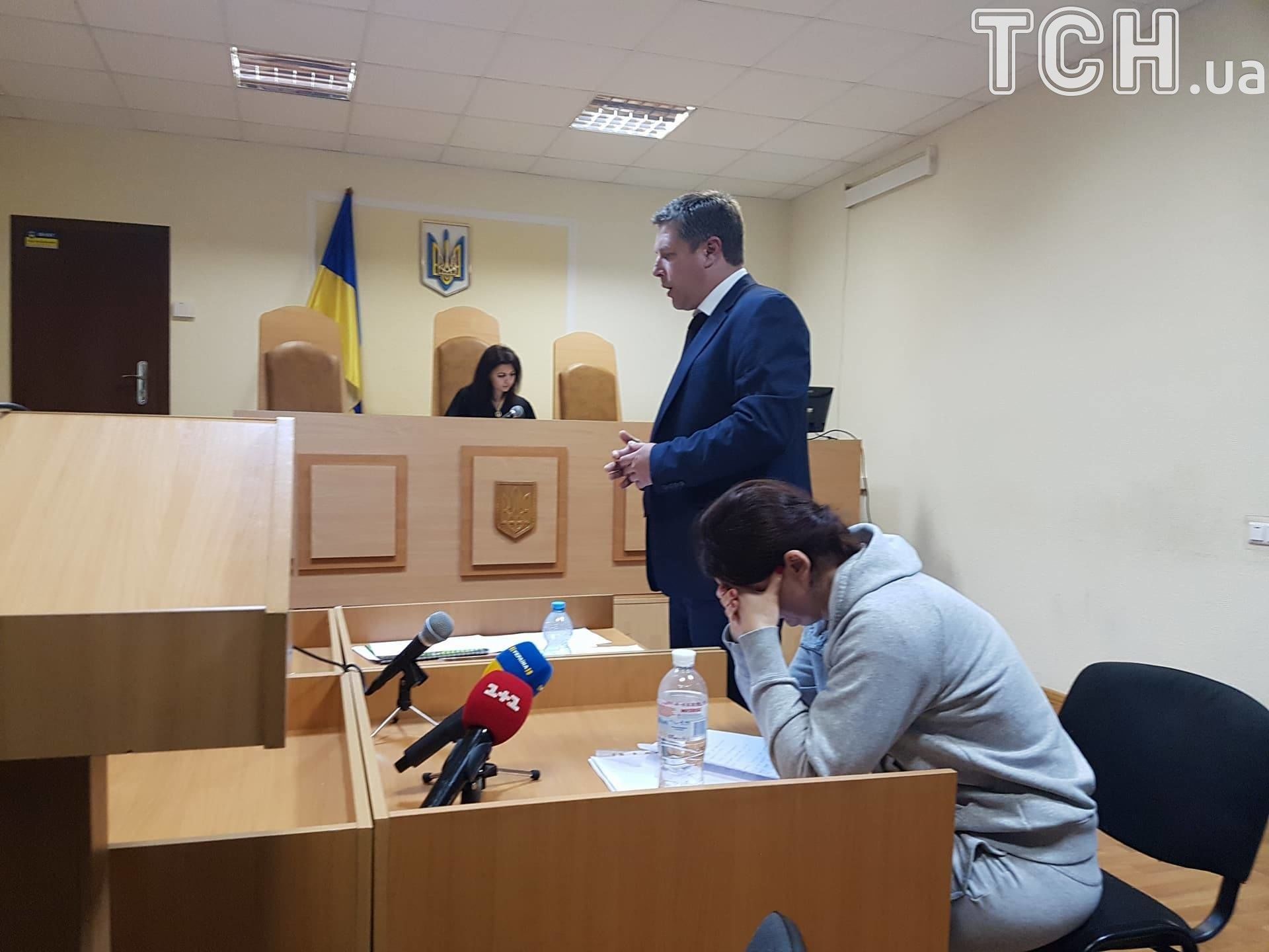 Юлія Приходько в суді