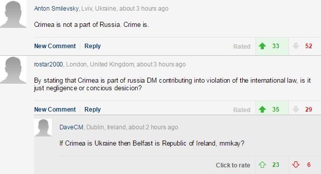 Daily Mail про Крим