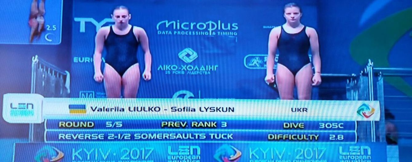 Україна здобула третю медаль на чемпіонаті Європи зі стрибків у воду