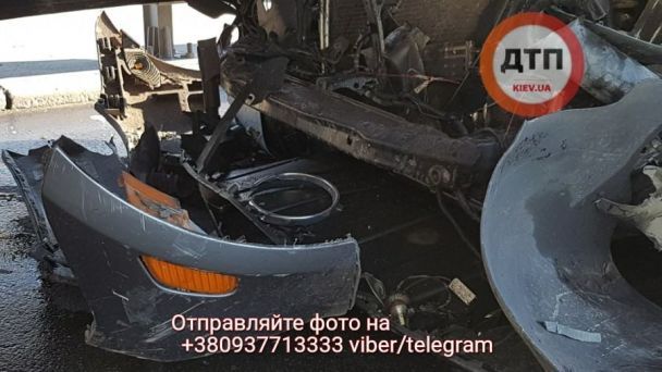 Смертельне ДТП на мосту Патона в Києві, оприлюднені фото
