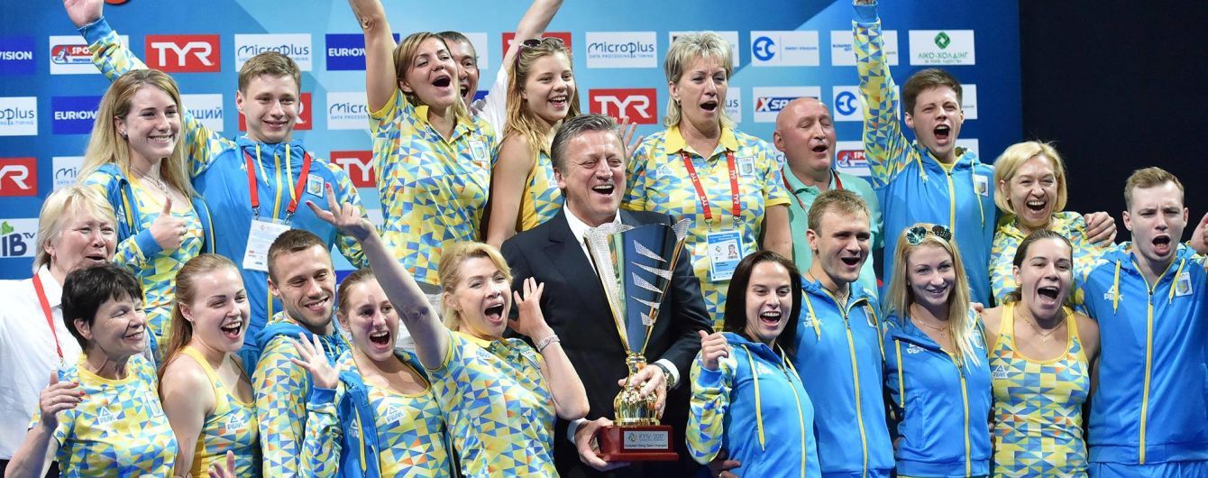 Збірна України виграла командний залік чемпіонату Європи зі стрибків у воду