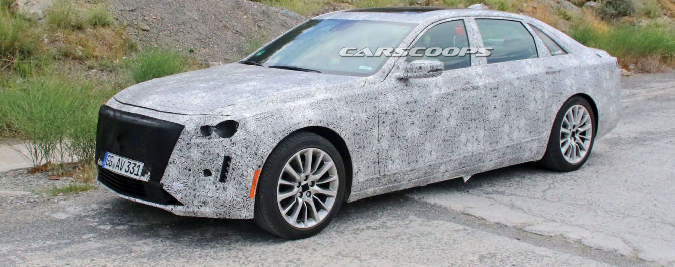 Cadillac вывел на дорожные испытания обновленный седан CT6