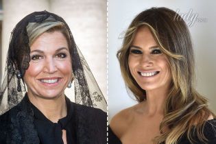 Битва черных нарядов: королева Максима vs Мелания Трамп