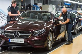 В Германии начался серийный выпуск нового кабриолета Mercedes-Benz E-Class