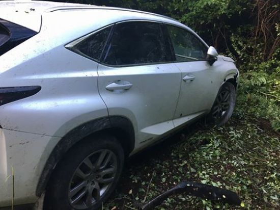На Закарпатті чоловік на "Lexus" збив шлагбаум і травмував прикордонника