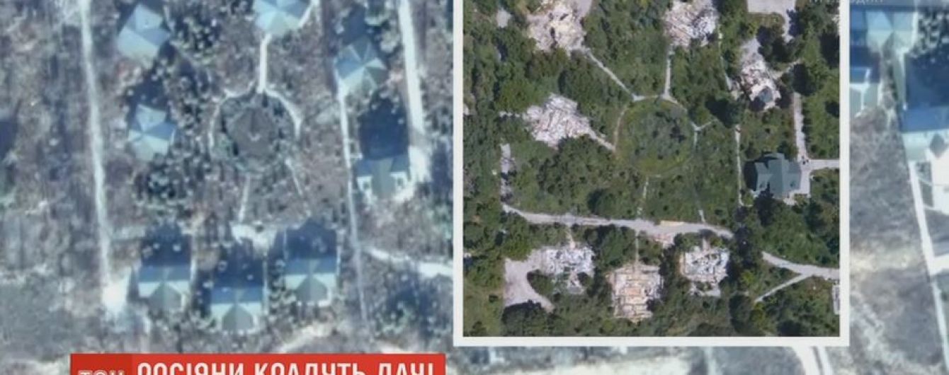 На линии разграничения оккупанты разбирают элитные дачные дома и вывозят в Россию