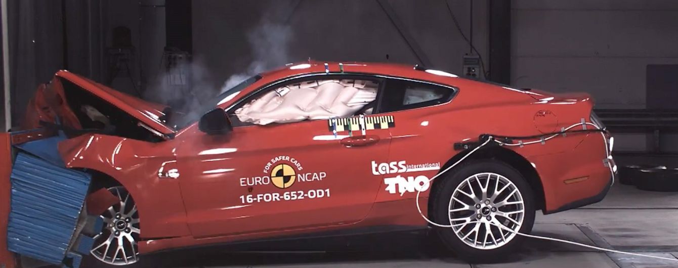 Euro NCAP разбила на краш-тестах Ford Mustang