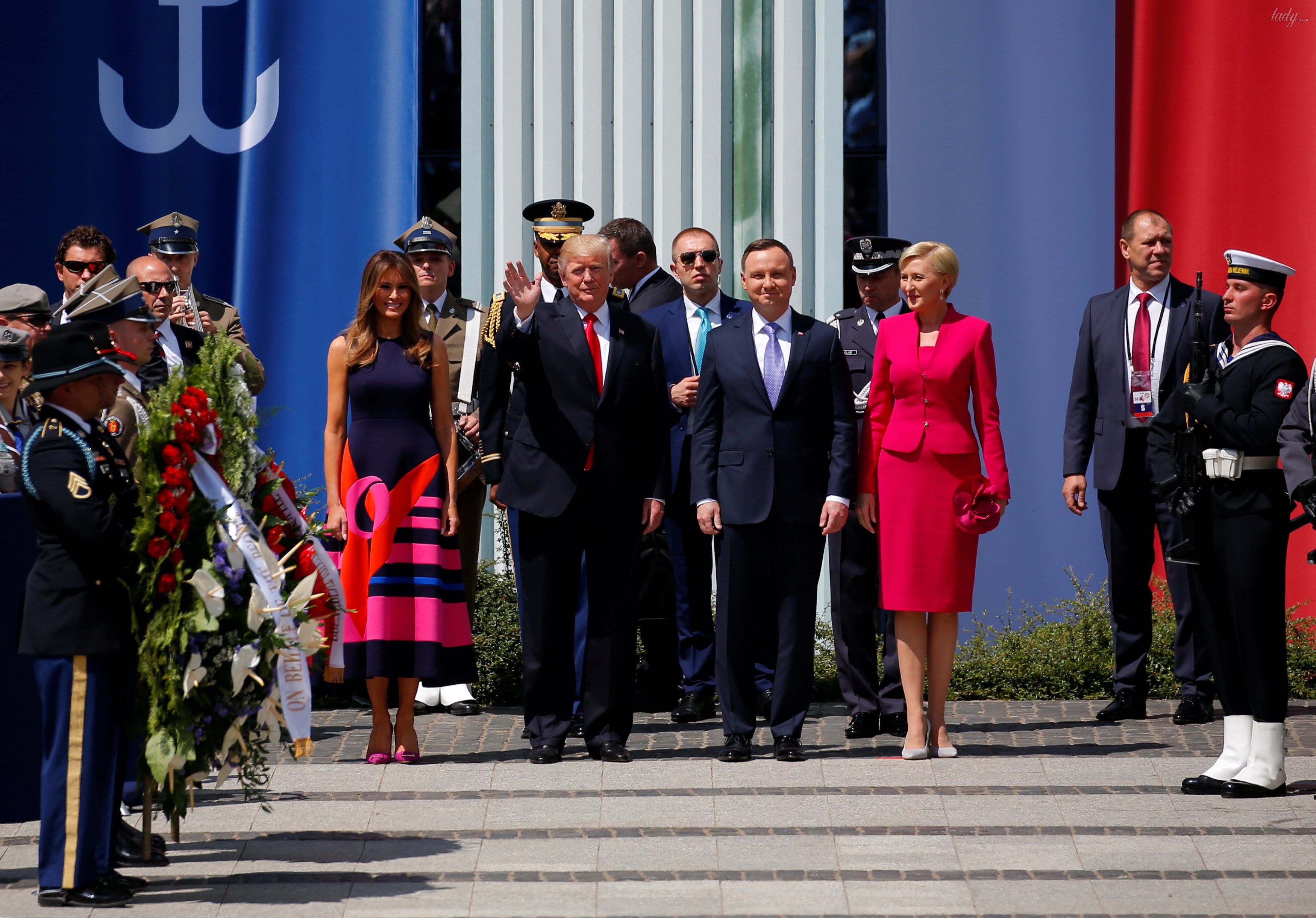 Мелания Трамп и Агата Корнхаузер-Дуда_1