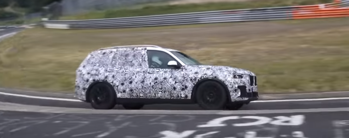 В Сети появилось видео испытаний нового BMW X7