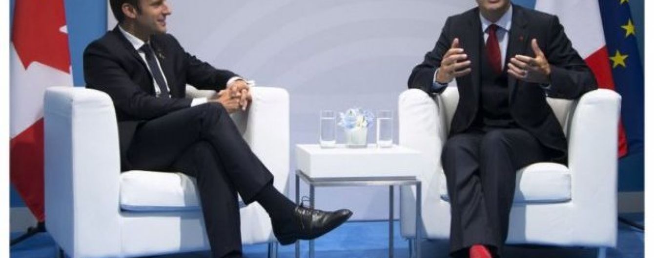 Трюдо и Макрон пообщались об Украине