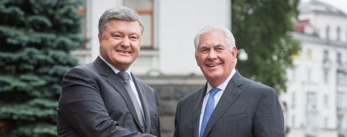 Спільний виступ Порошенка і Тіллерсона: дивіться повне відео